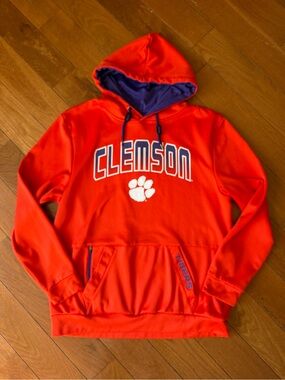 Colosseum Clemson Tigers Men’s Performance Hoodie Orange XL